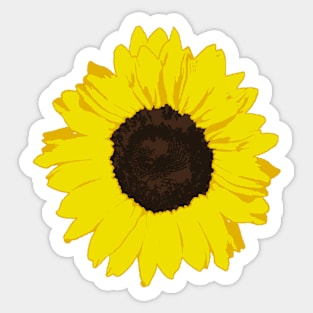 Sunflower Sticker